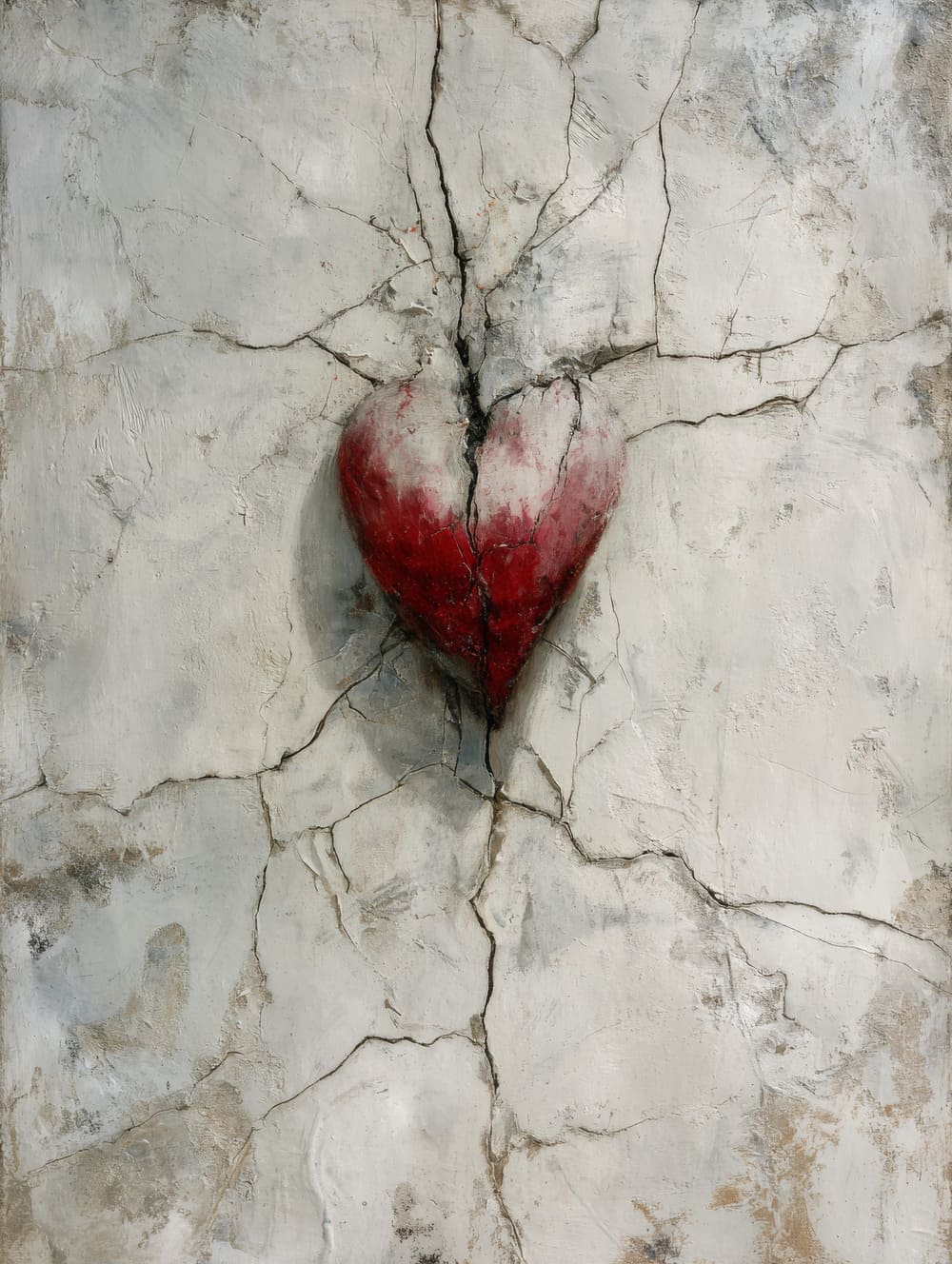 Tableau Cœur Fissuré (Fragilité)