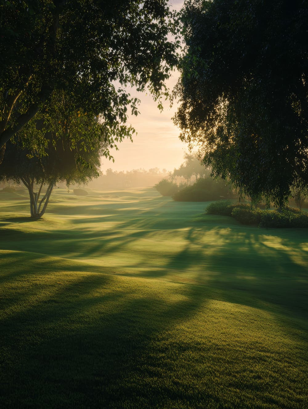 Tableau Fairway Au Lever Du Jour