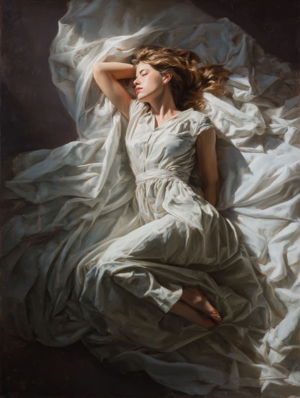 Tableau Femme Allongée