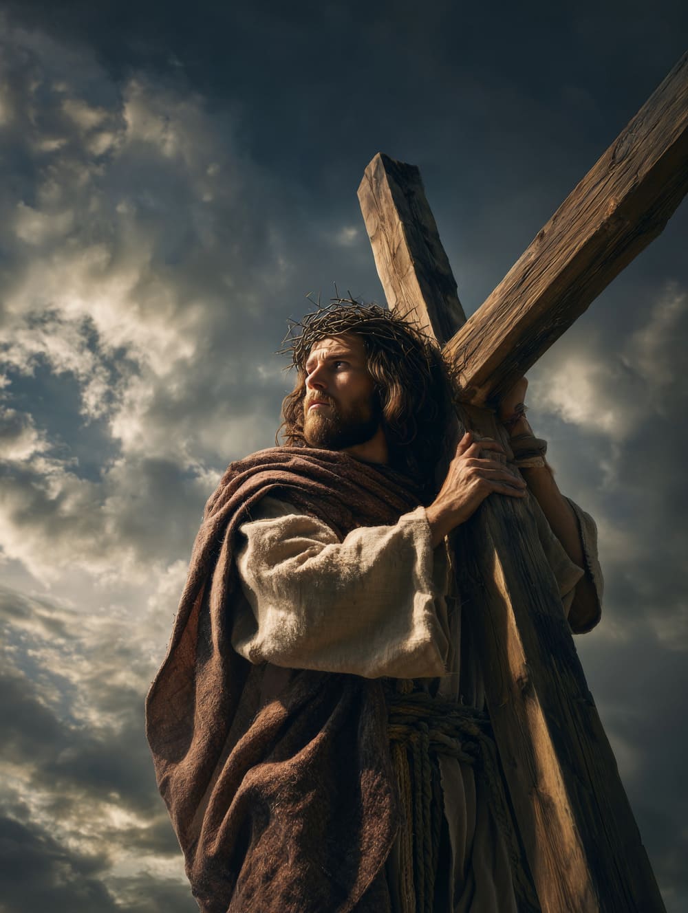 Tableau Jésus Portant La Croix (Dignité)