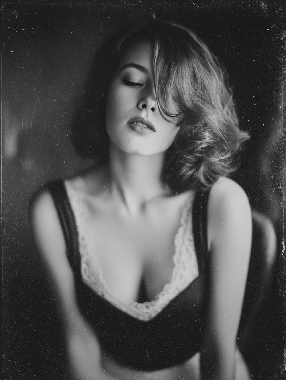 Tableau Noir & Blanc Sensuel (Grain Cinéma)