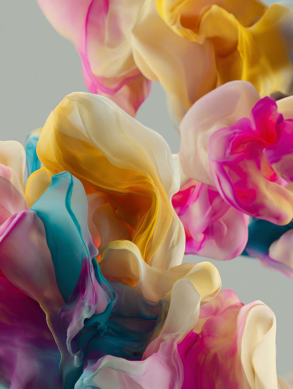 Tableau Nuages Abstraits (Formes Naturelles)