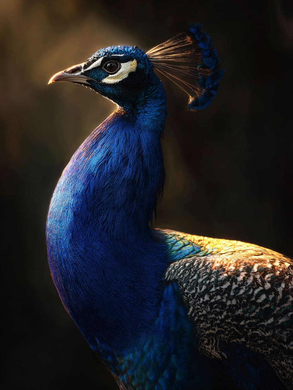 Tableau Paon En Contre-Jour