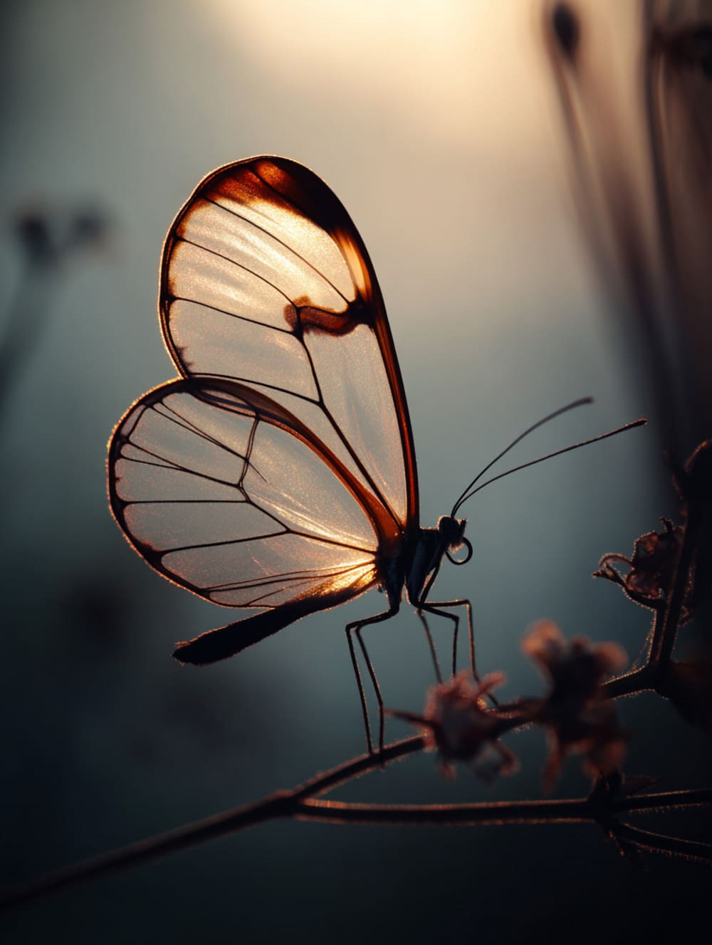 Tableau Papillon En Contre-Jour