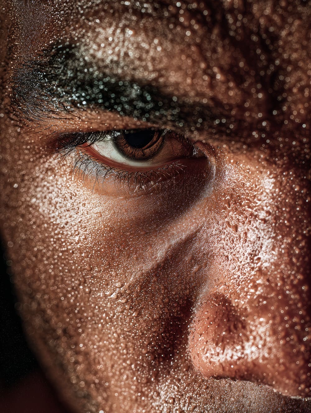 Tableau Regard Du Boxeur (Portrait Serré)