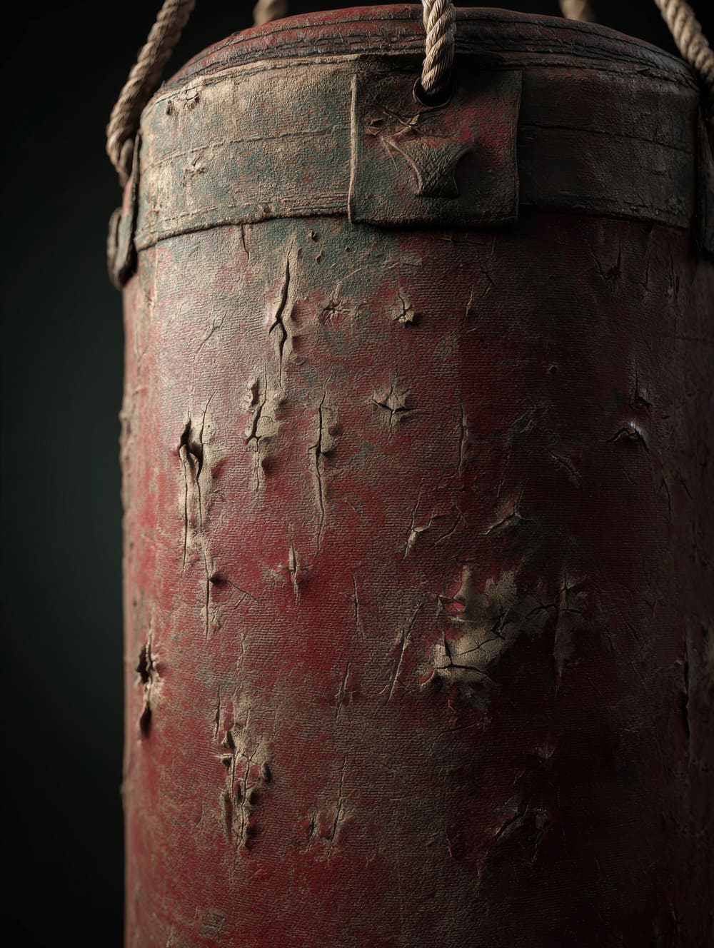 Tableau Sac De Frappe Usé