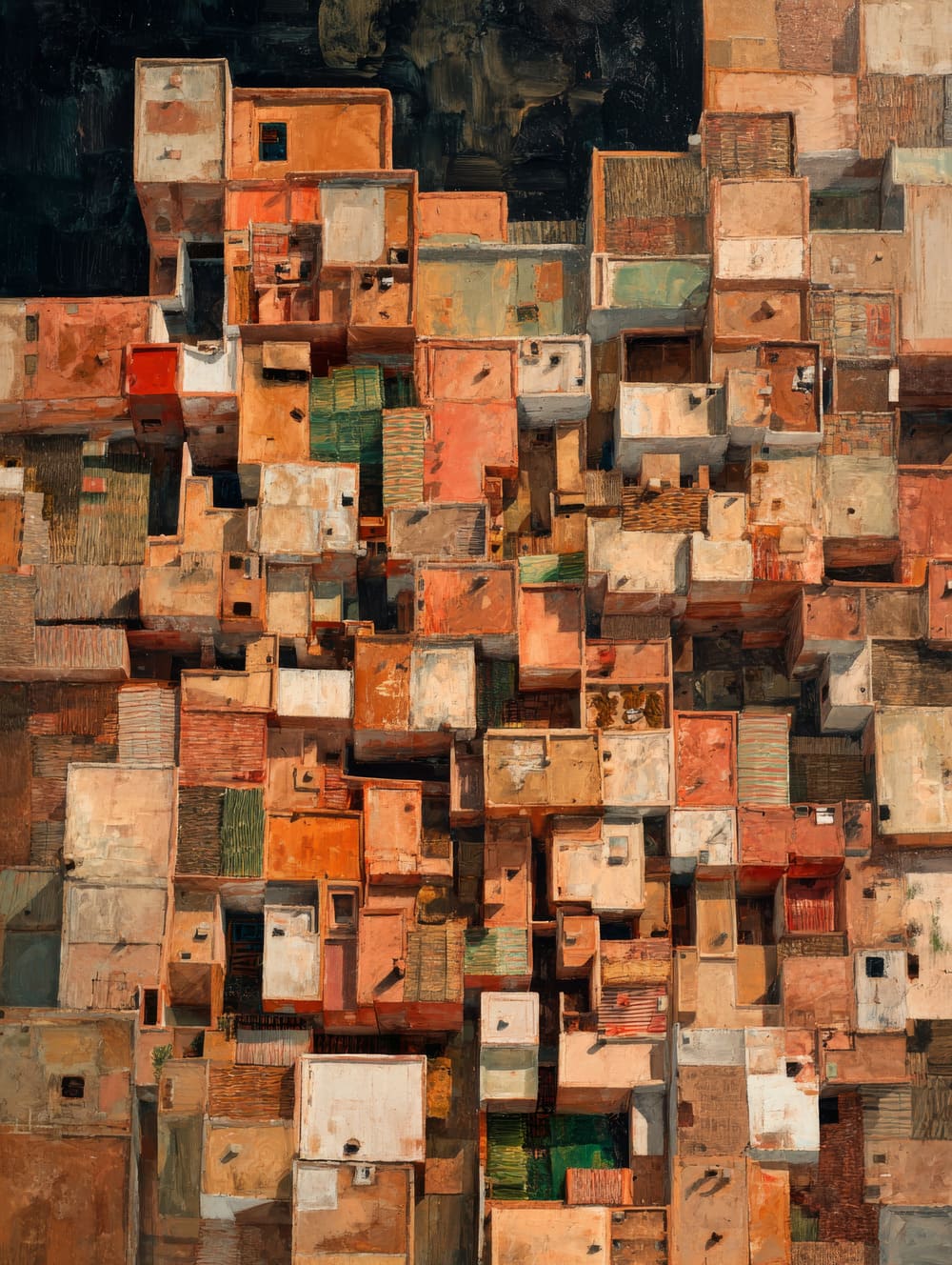 Tableau Terrasses De Marrakech Vues D’En Haut