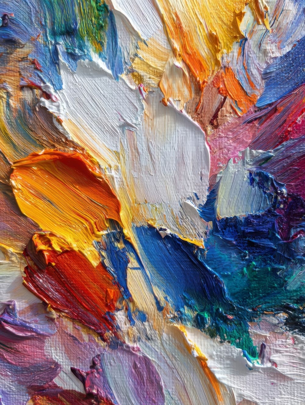 Tableau Acrylique Abstrait