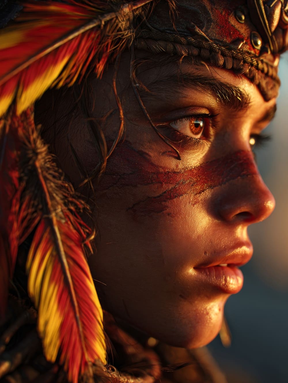 Tableau Amérindien Cinématographique