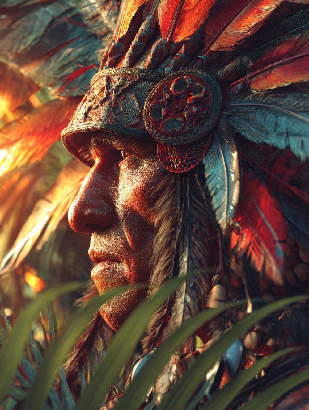 Tableau Amérindien Exotique