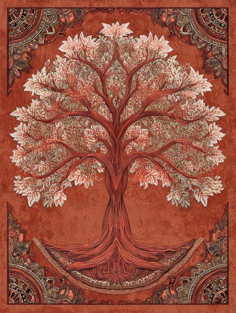 Tableau Arbre de Vie Bohème