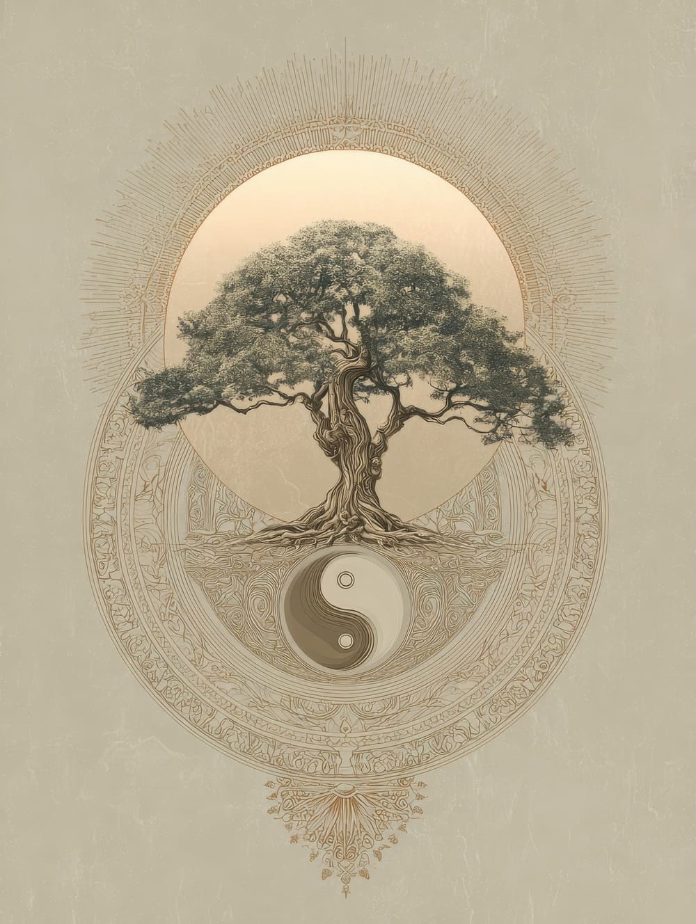 Tableau Arbre de Vie Feng Shui