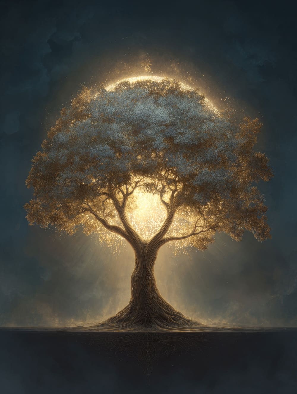 Tableau Arbre de Vie Force Intérieure