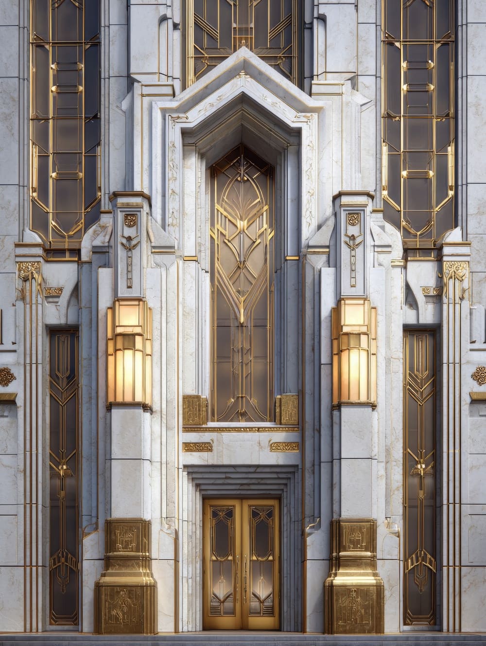 Tableau Architecture Art Déco