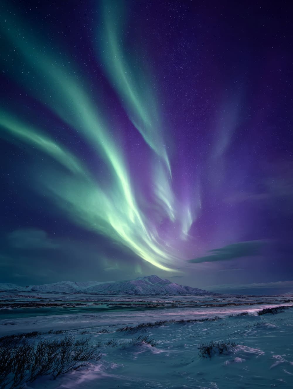 Tableau Aurores Boréales – Islande