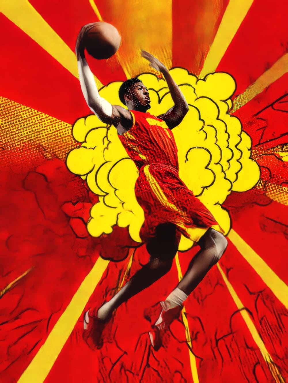 Tableau Basket Pop Art