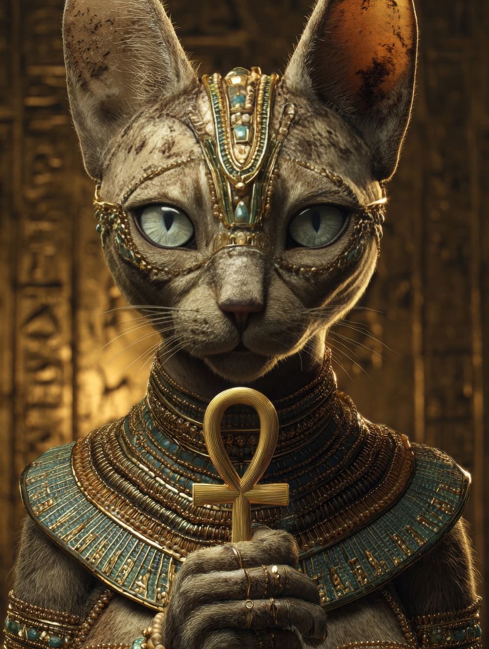 Tableau Bastet Déesse Chat
