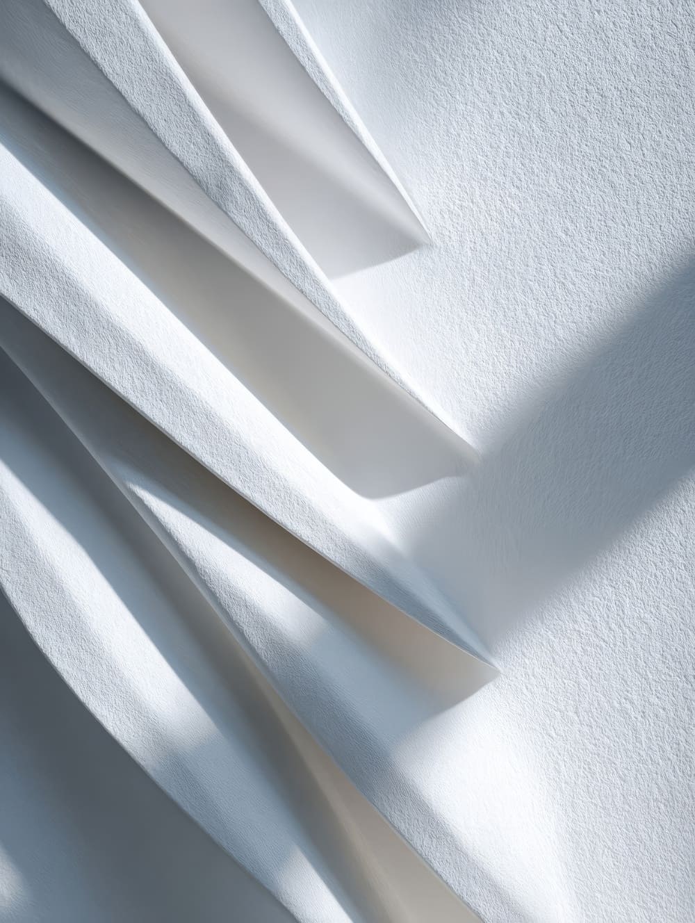 Tableau Blanc Abstrait