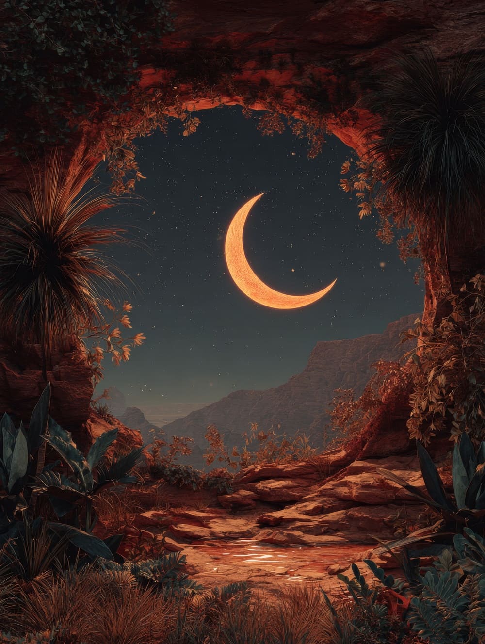 Tableau Bohème Lune