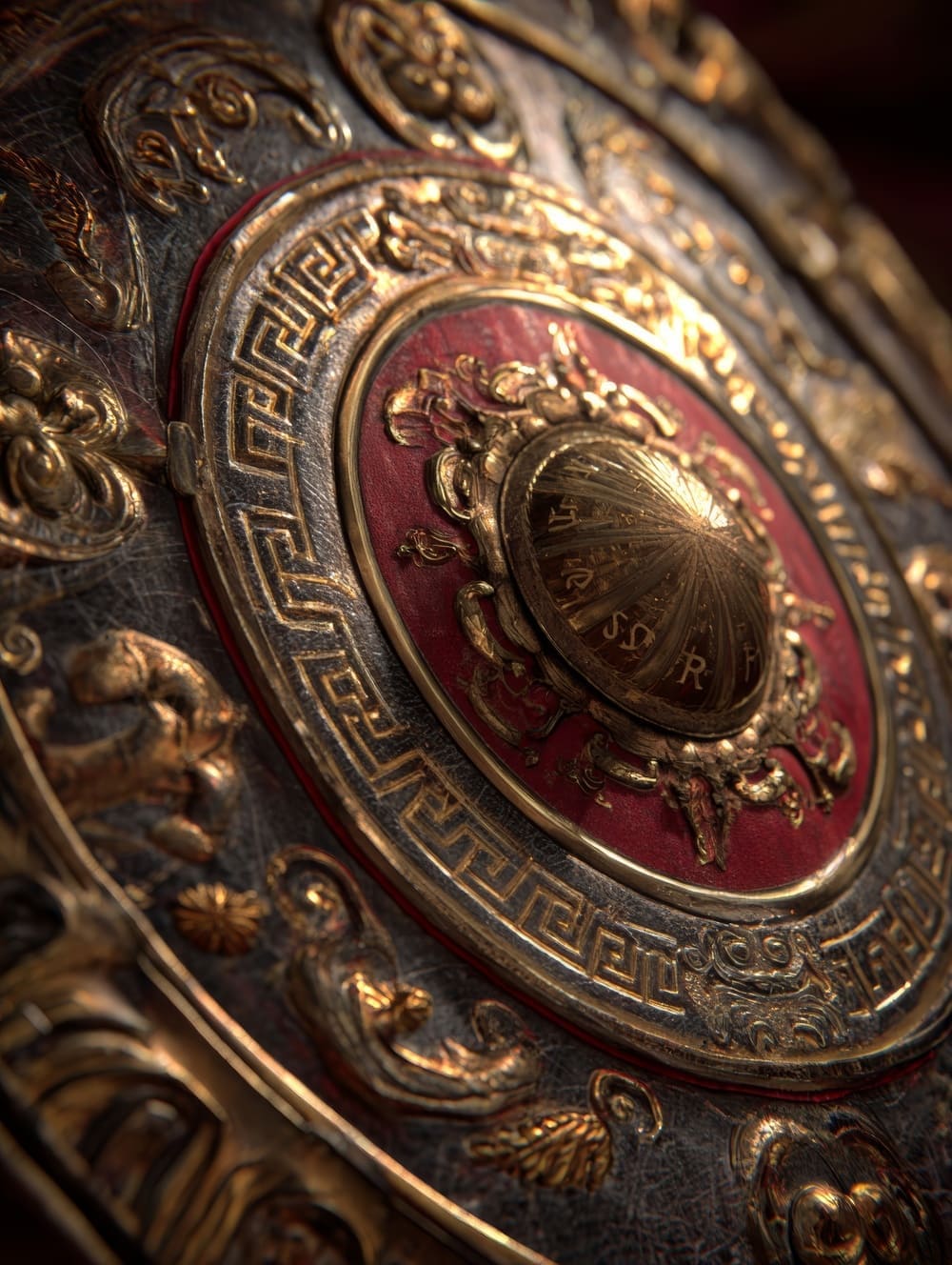 Tableau Bouclier Romain SPQR