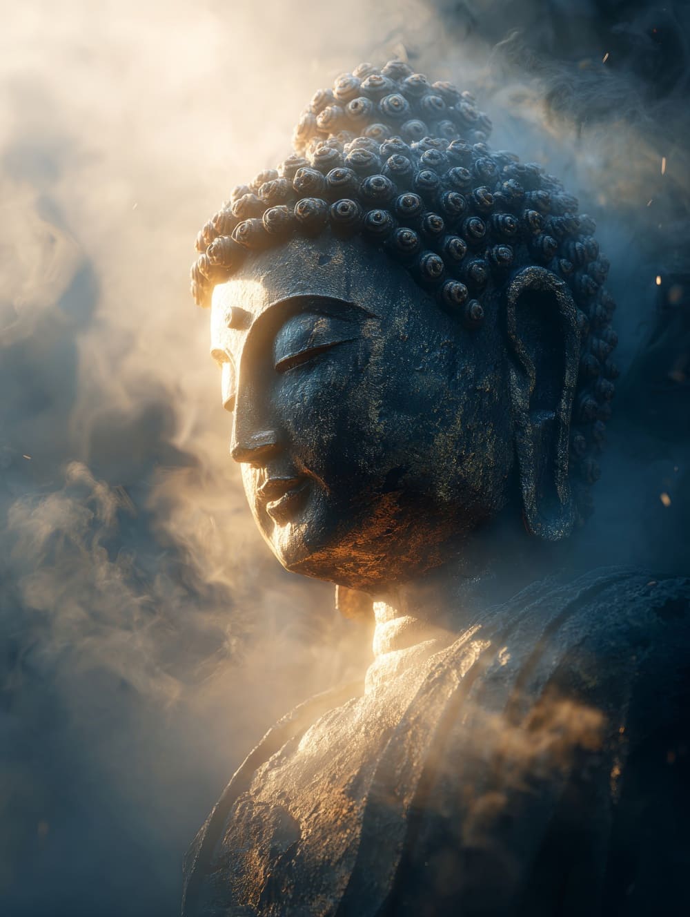 Tableau Bouddha Cinématographique