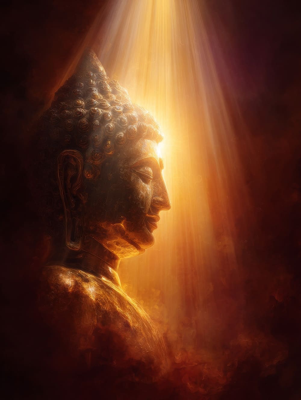 Tableau Bouddha Éveil Spirituel