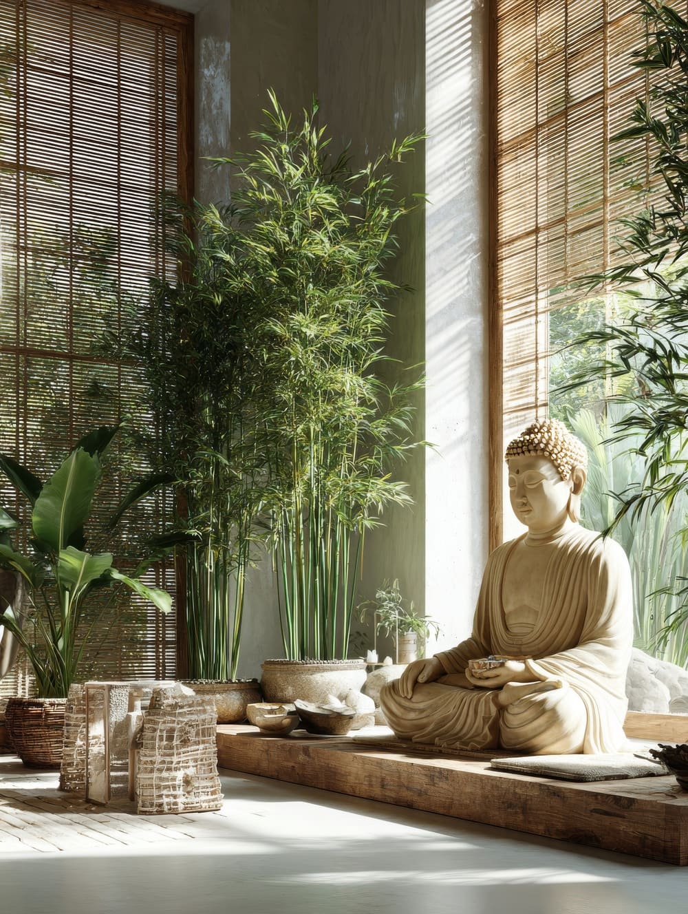 Tableau Bouddha Feng Shui