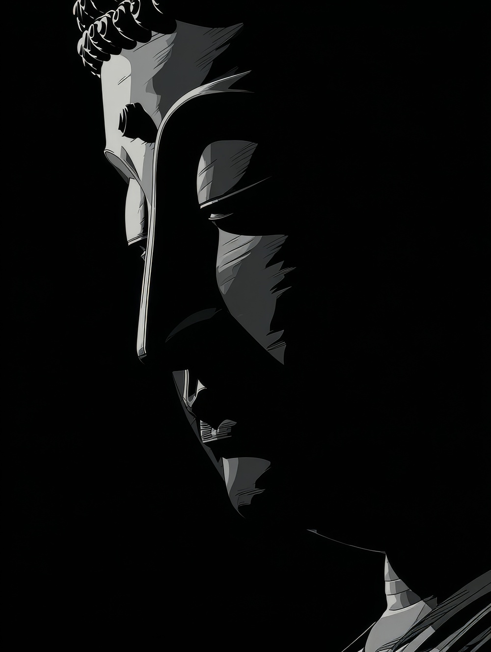 Tableau Bouddha Monochrome