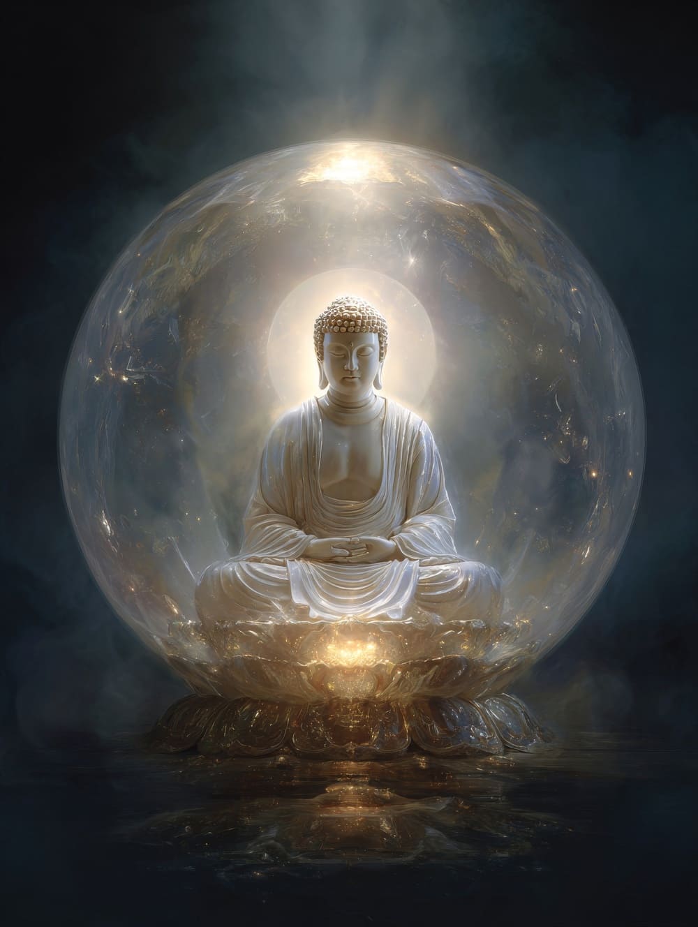 Tableau Bouddha Protection Spirituelle