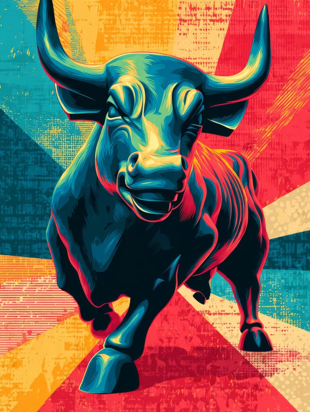 Tableau Bourse Pop Art