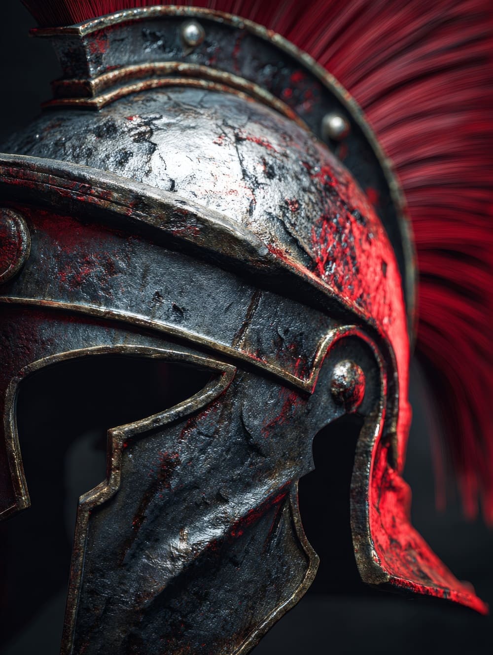 Tableau Casque de Centurion (Gros Plan)