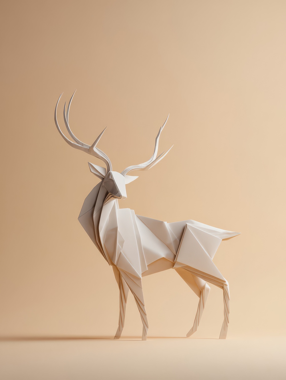 Tableau Cerf Origami