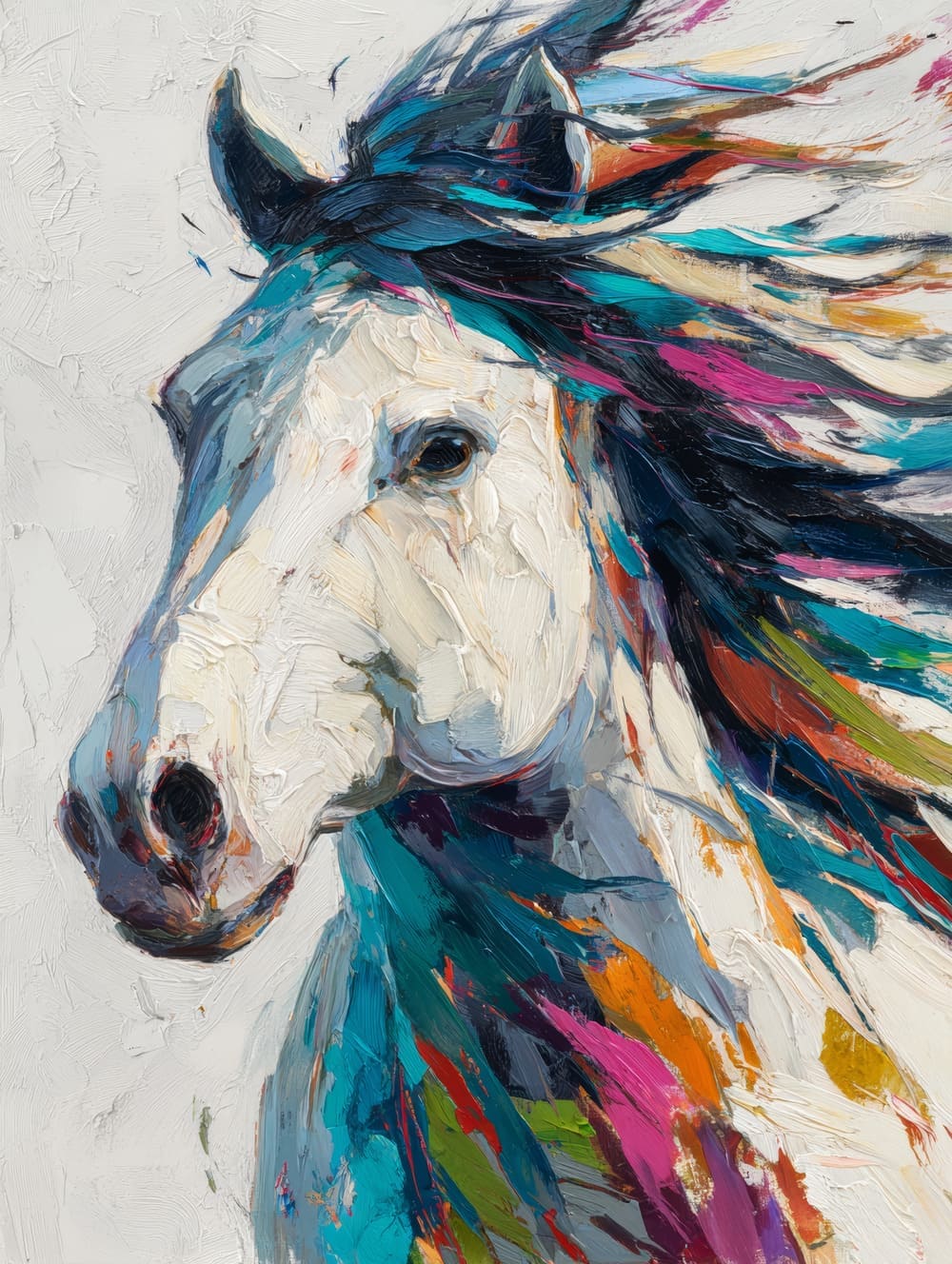 Tableau Cheval Artistique