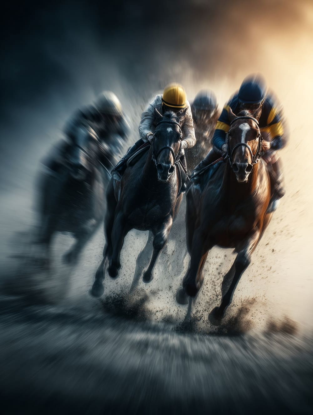 Tableau Chevaux de Course