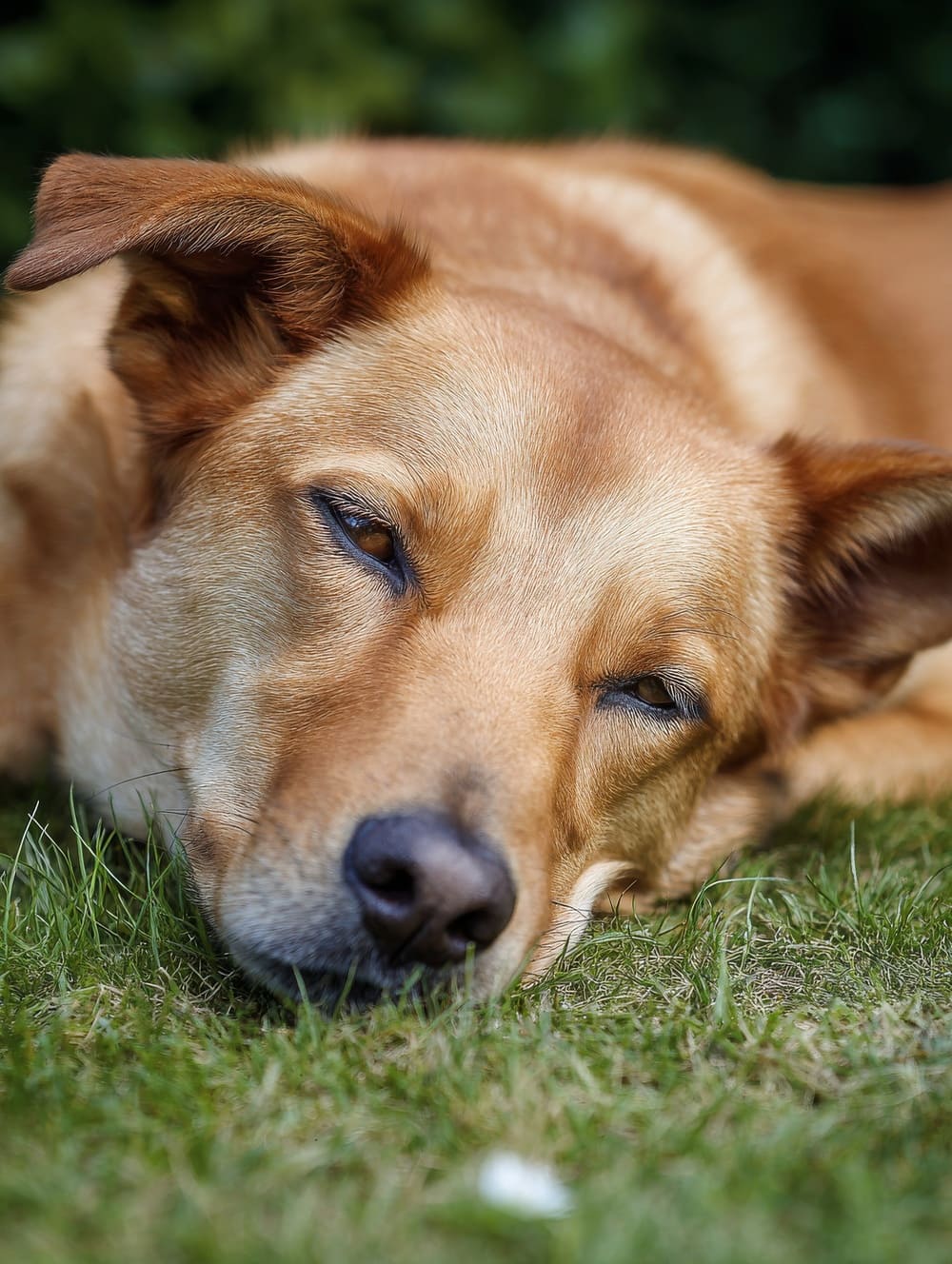 Tableau Chien Couché Paisible