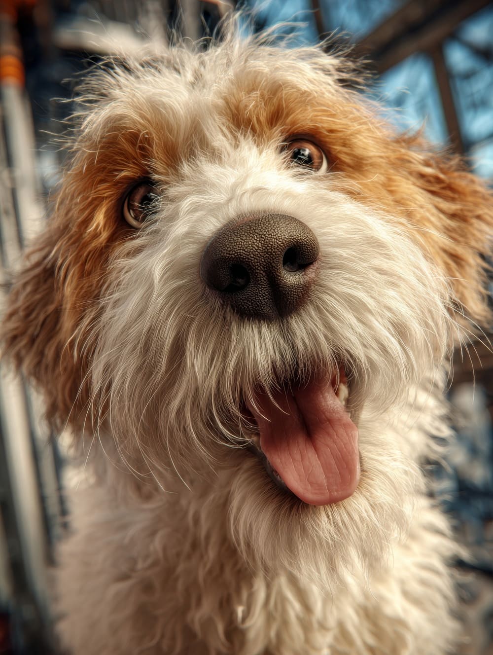 Tableau Chien Rigolo