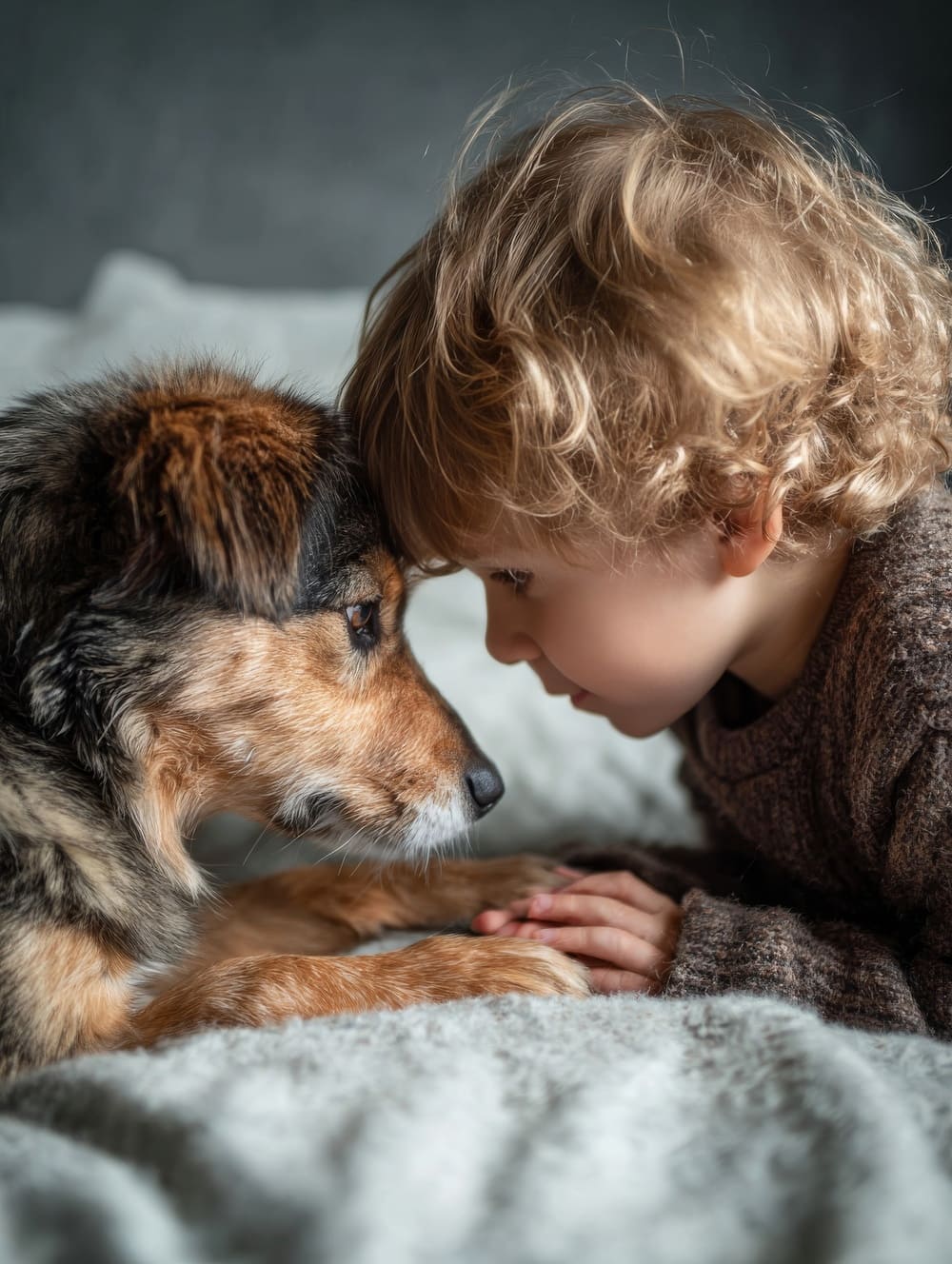 Tableau Chien et Enfant (Complicité)