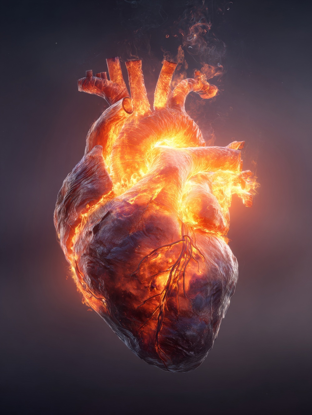 Tableau Cœur Et Feu