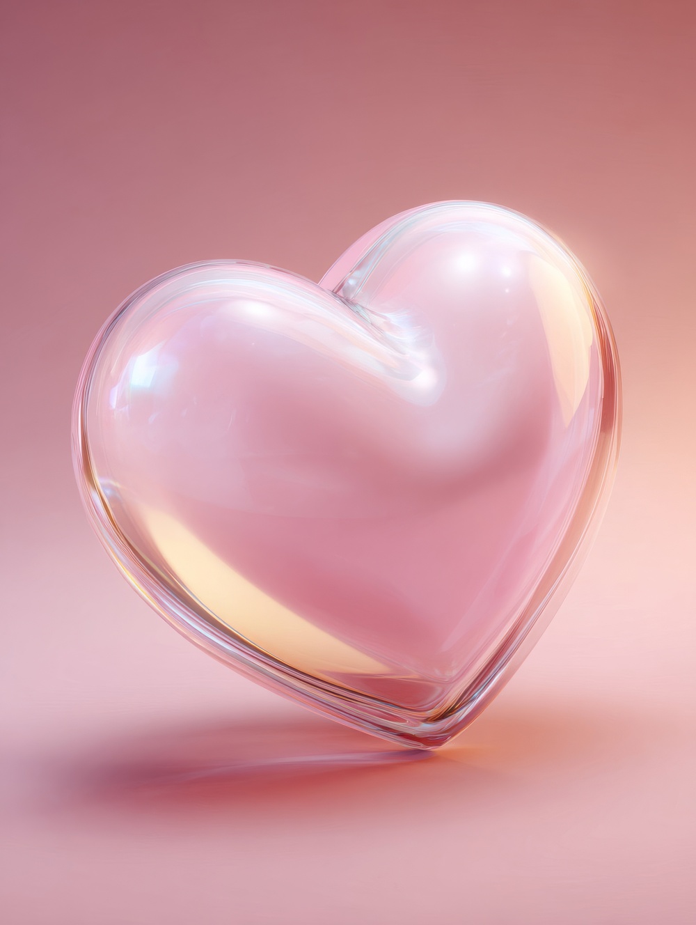 Tableau Cœur Rose