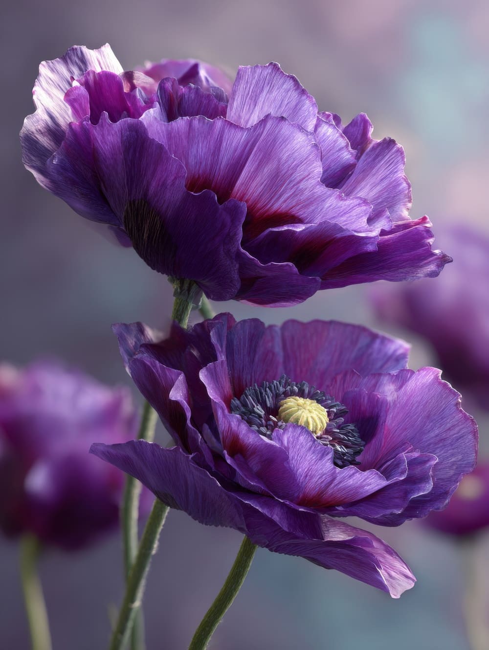 Tableau Coquelicot Violet