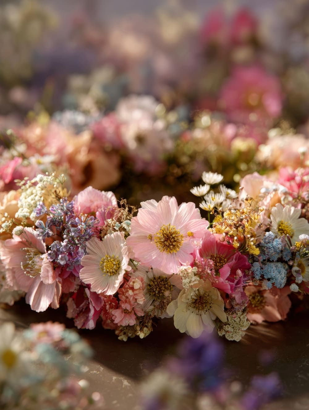 Tableau Couronne de Fleurs