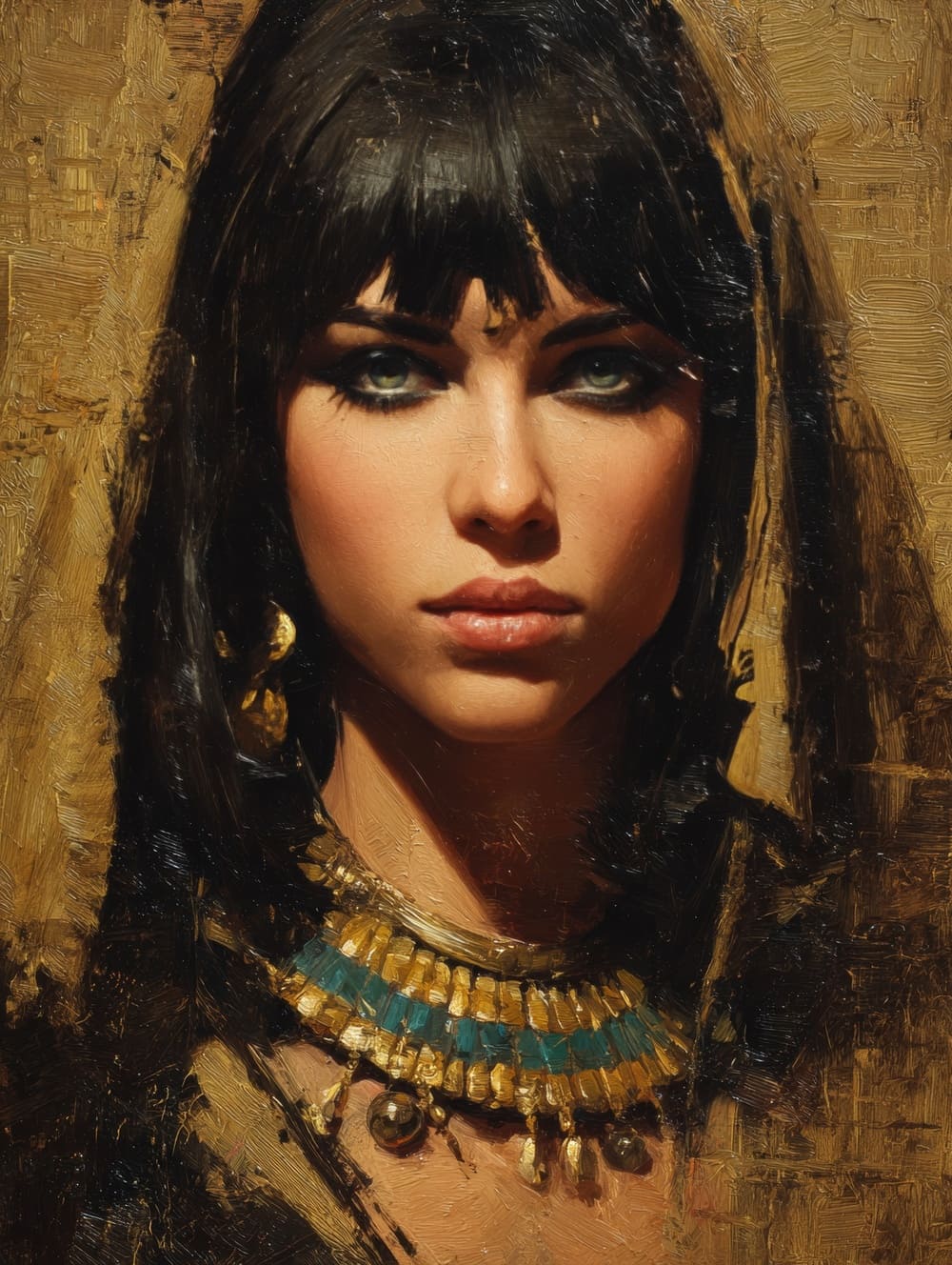 Tableau Egypte Antique Peinture Classique Moderne