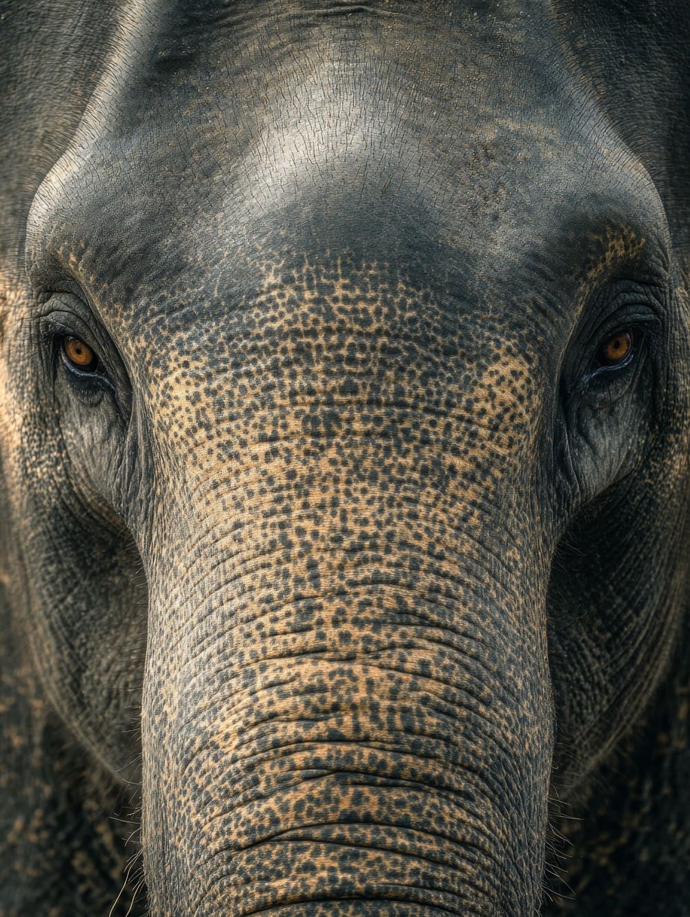 Tableau Éléphant Regard Sage