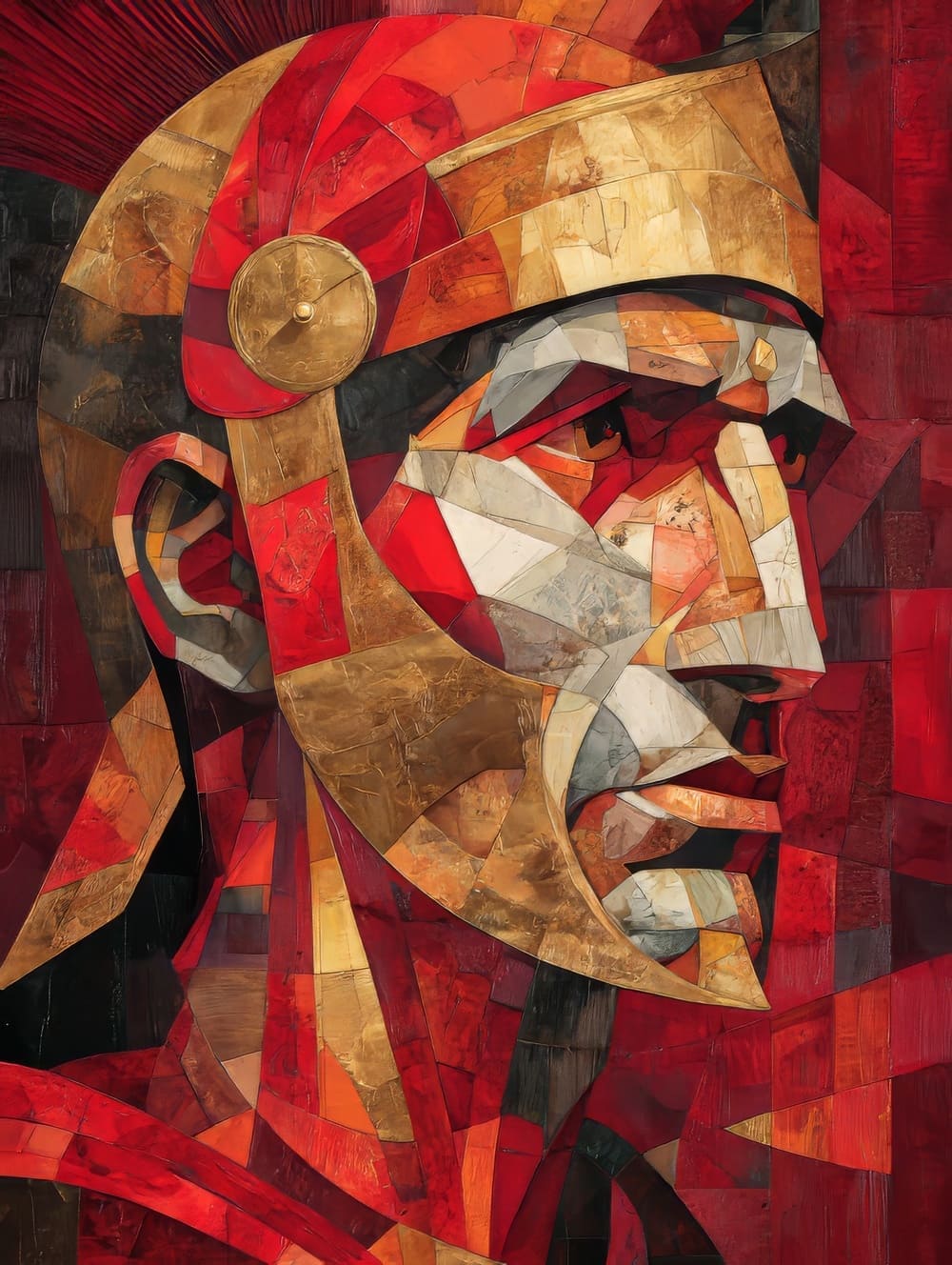 Tableau Empire Romain Cubisme