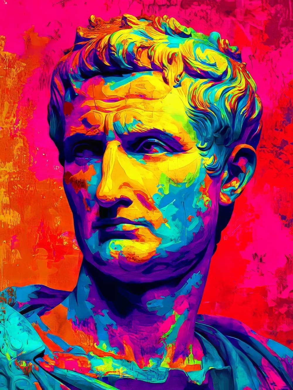 Tableau Empire Romain Pop Art