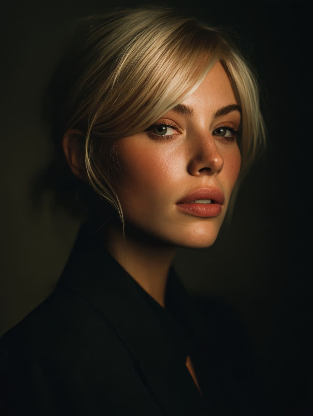 Tableau Femme Blonde Cinématographique