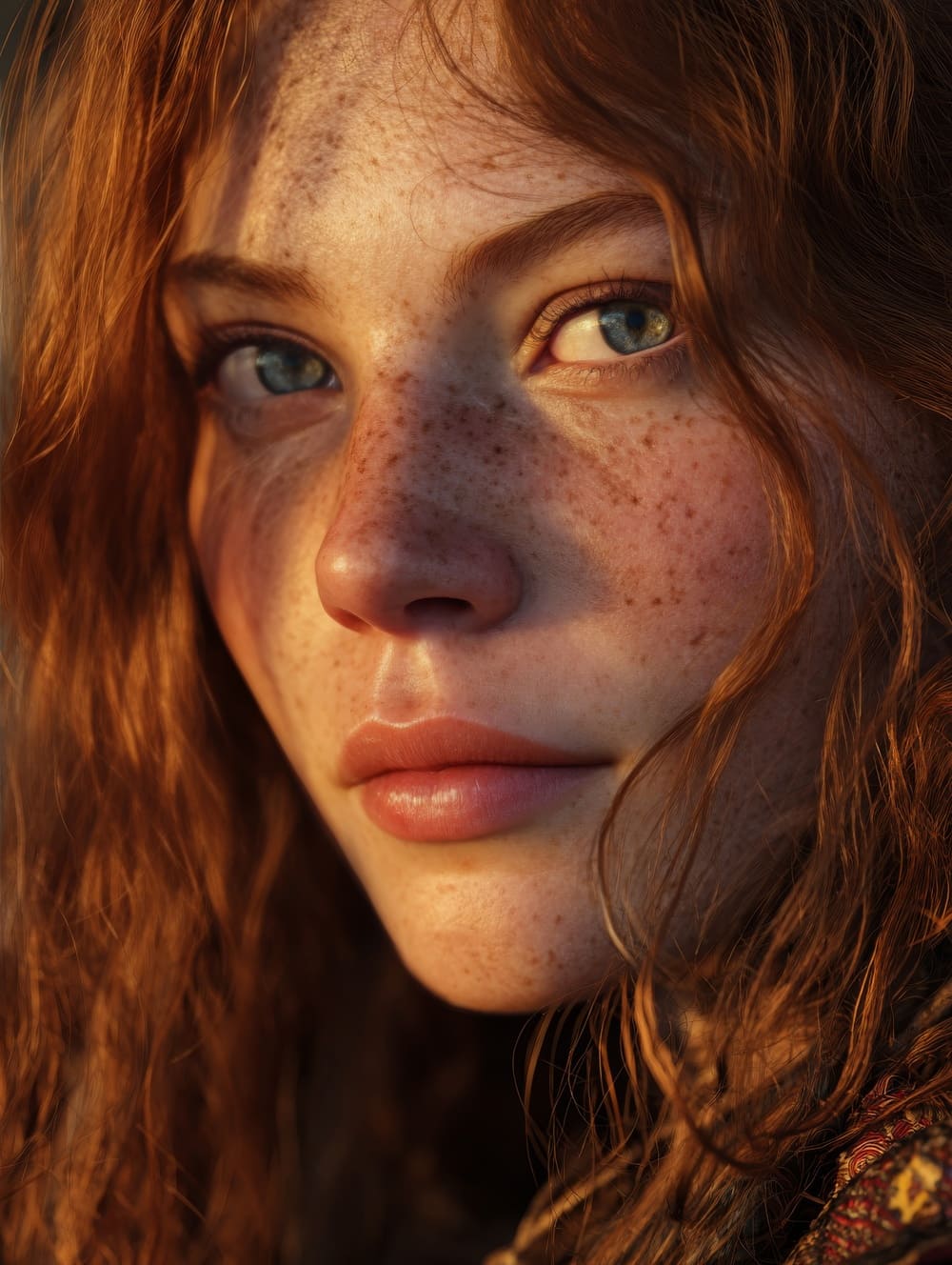 Tableau Femme Rousse