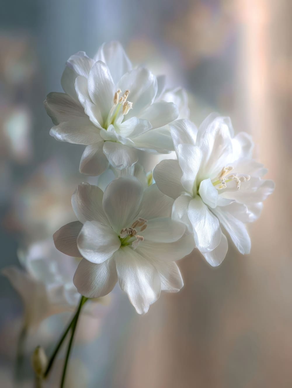 Tableau Fleurs Blanches & Pureté