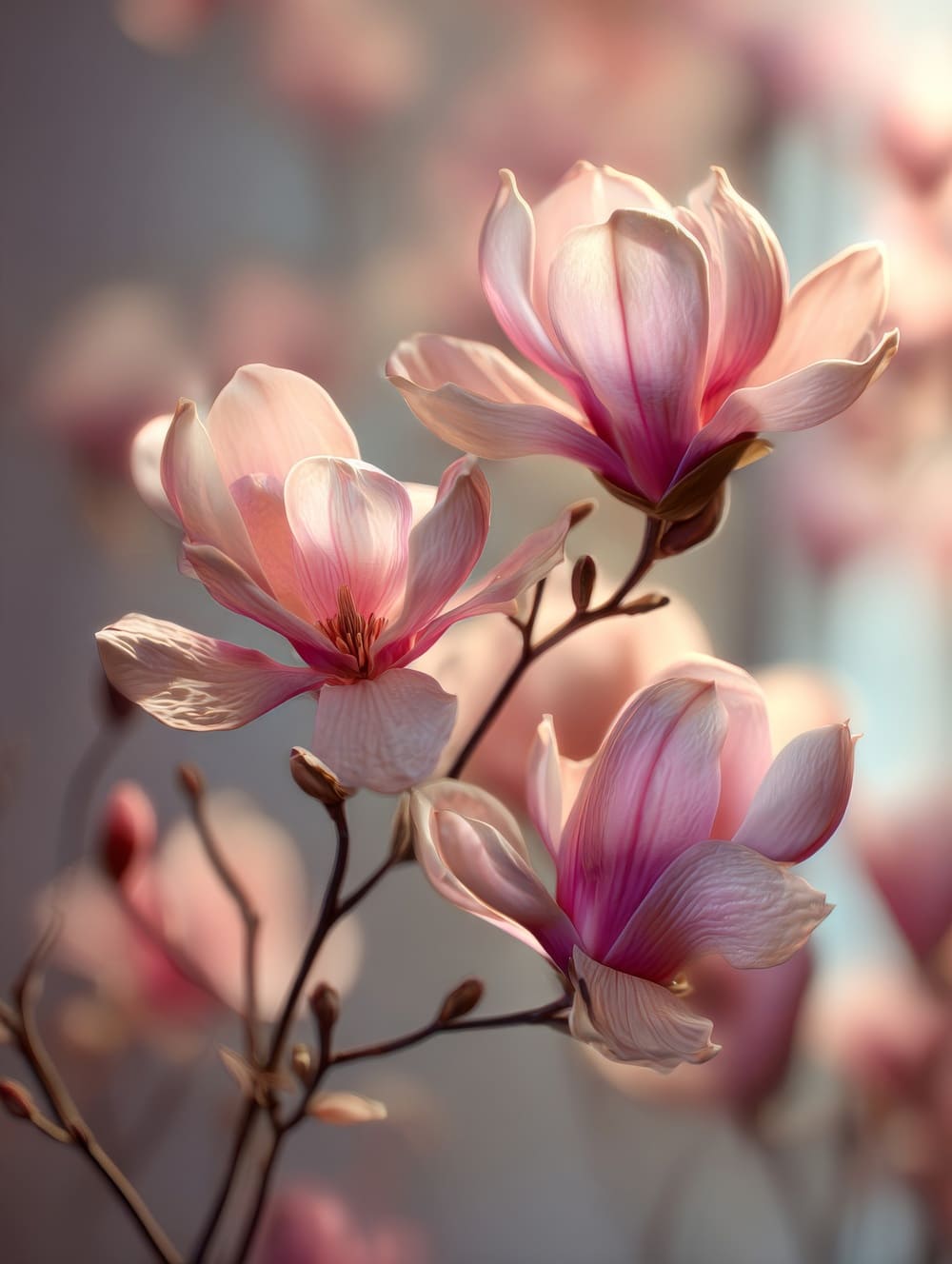 Tableau Fleurs Magnolia