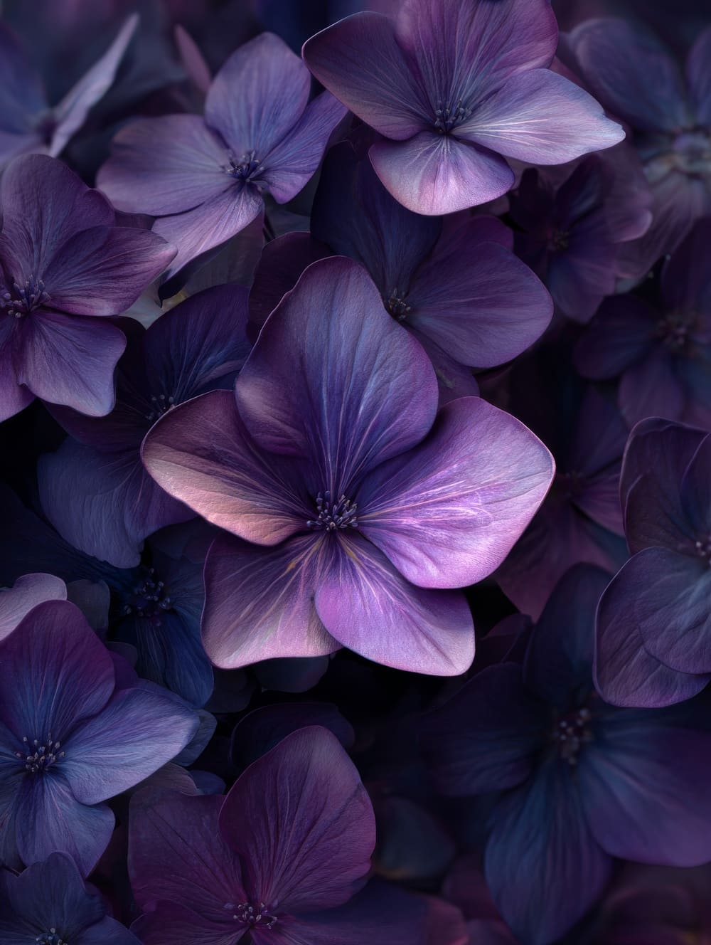 Tableau Fleurs Violettes